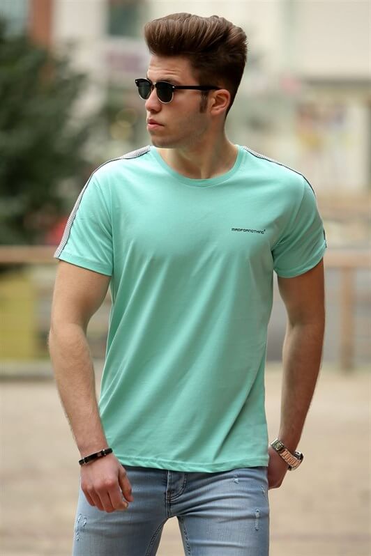 تي شيرت MDX Madmext Basic Green للرجال 4513 - أنهايم