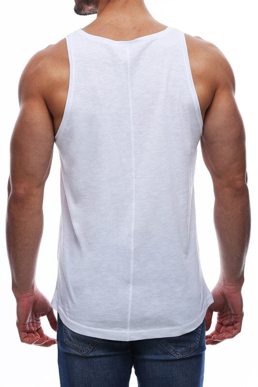 MDX Madmext Printed White Tank Top 2632 - Jaén