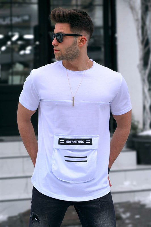 MDX Madmext Printed White T-Shirt 5359 - Cutler Bay