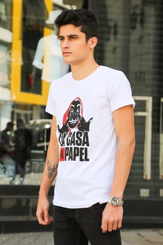 MDX Madmext Printed White T-shirt 4017 - South Fulton