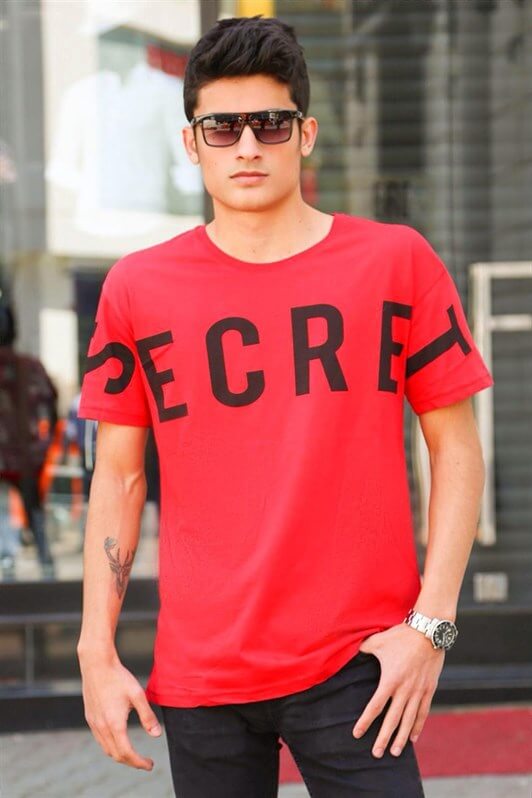 MDX Madmext Printed Burgundy T-shirt 3034 - Rüsselsheim