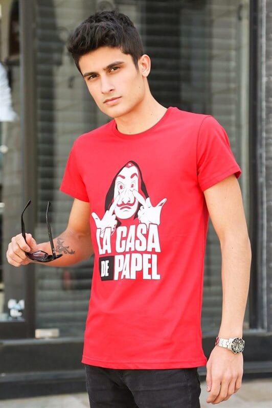 MDX Madmext Printed Burgundy T-shirt 4017 - Bedford