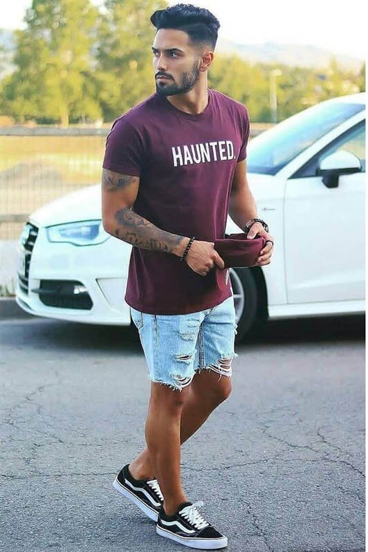 MDX Madmext Printed Burgundy T-shirt 4040 - Zákynthos