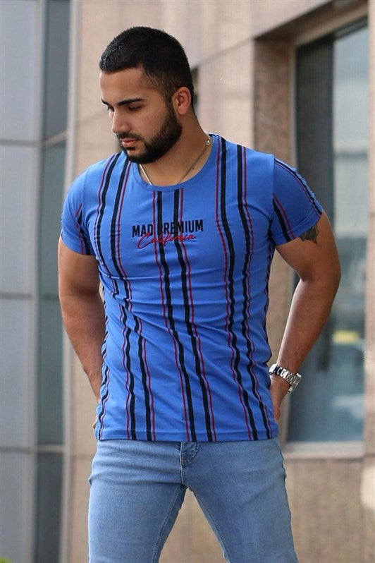MDX Madmext Printed Line Detailed Pot T-shirt Mad4048 - Milan