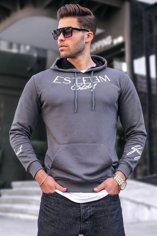 MDX Madmext Printed Smoke Hooded Sweatshirt 4402 - Saint-Ouen