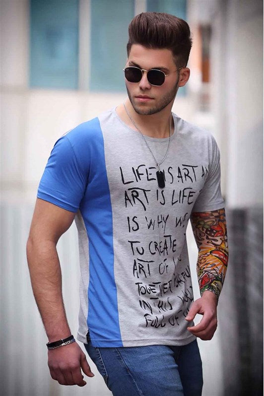 MDX Madmext Printed Grey T-shirt 3020 - San Andrés Cholula