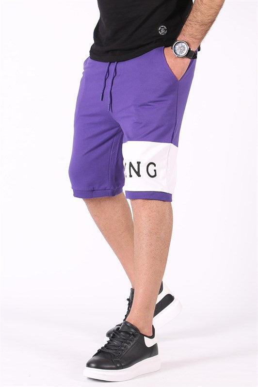 MDX Madmext Printed Daily Purple Shorts 2911 - Stretford