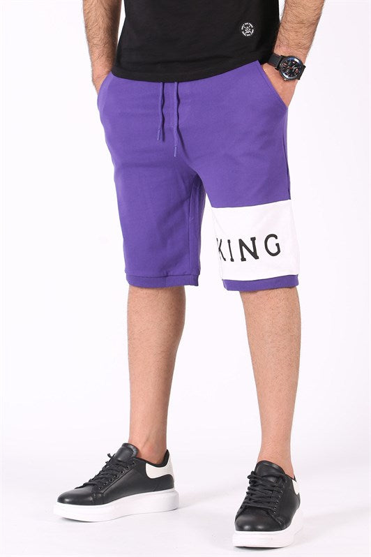 MDX Madmext Printed Daily Purple Shorts 2911 - Stretford