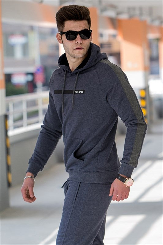 MDX Madmext Printed Navy Hooded Sweatshirt 4433 - Palenque