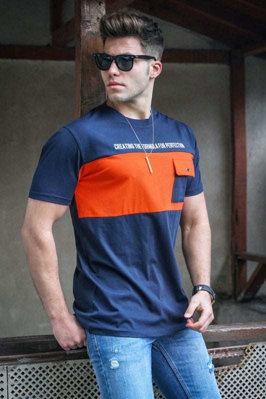 MDX Madmext Printed Navy T-Shirt 5356 - Felgueiras
