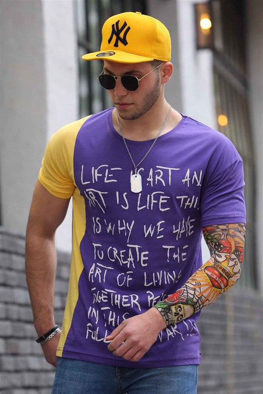 MDX Madmext Printed Purple T-shirt 3020 - Limerick