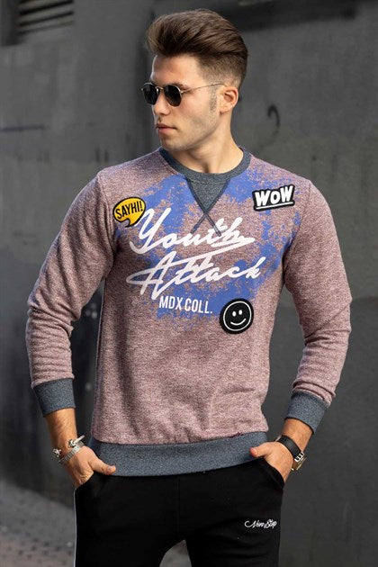 MDX Madmext Printed Pink Sweatshirt 1730 - Carpi