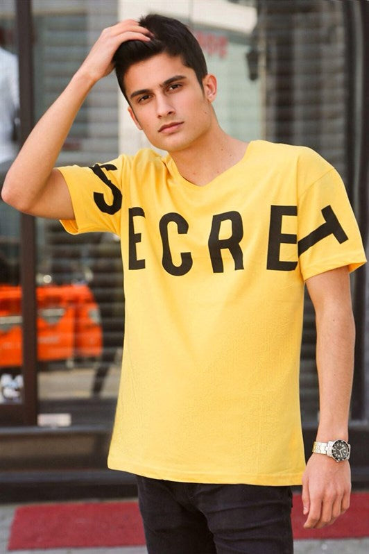 MDX Madmext Printed Yellow T-shirt 3034 - Königs Wusterhausen