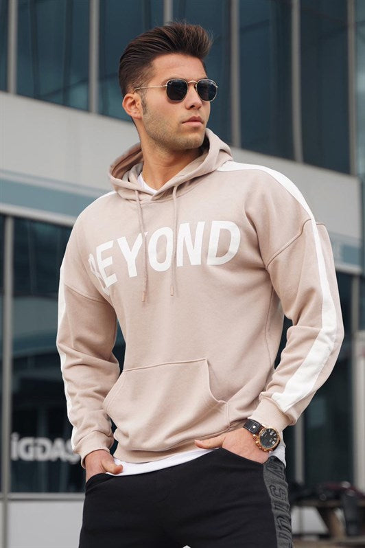 MDX Madmext Beige Hooded Sweatshirt 5327 - Wollongong