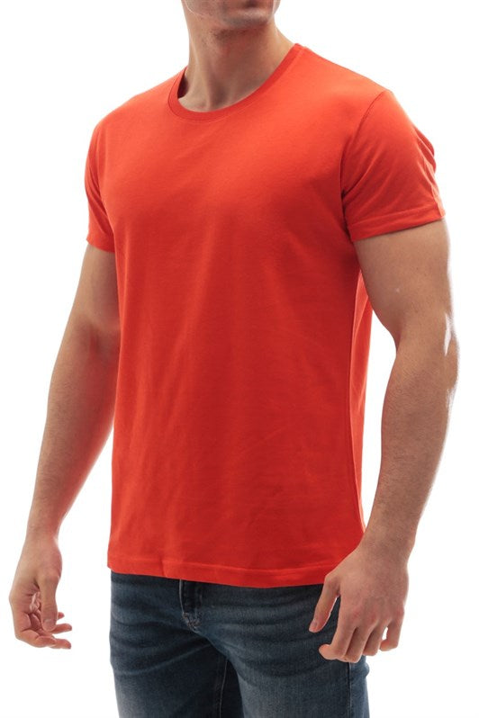 MDX Madmext Bicycle Neck Basic T-shirt Orange 3006 - White Rock