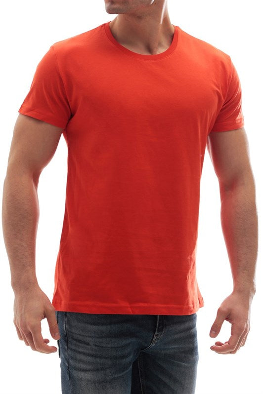 MDX Madmext Bicycle Neck Basic T-shirt Orange 3006 - White Rock