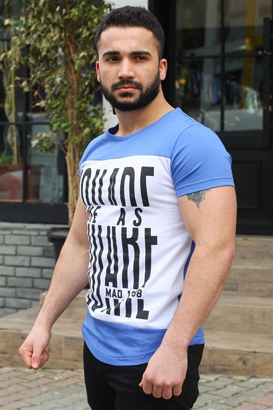 MDX Madmext Bicycle Neck Printed Saks T-shirt 3001 - Salamanca