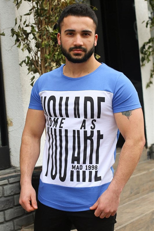 MDX Madmext Bicycle Neck Printed Saks T-shirt 3001 - Salamanca