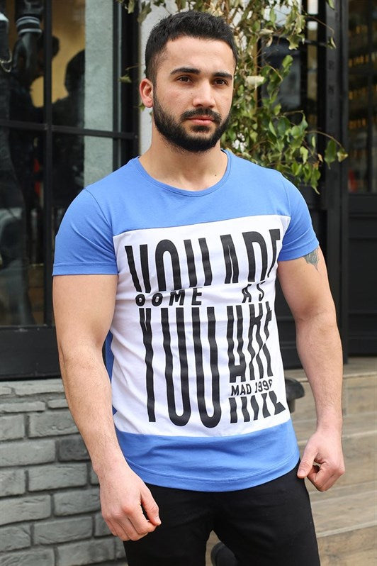 MDX Madmext Bicycle Neck Printed Saks T-shirt 3001 - Salamanca