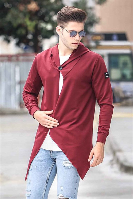 MDX Madmext Bordeaux Long Cardigan 2226 - Delta