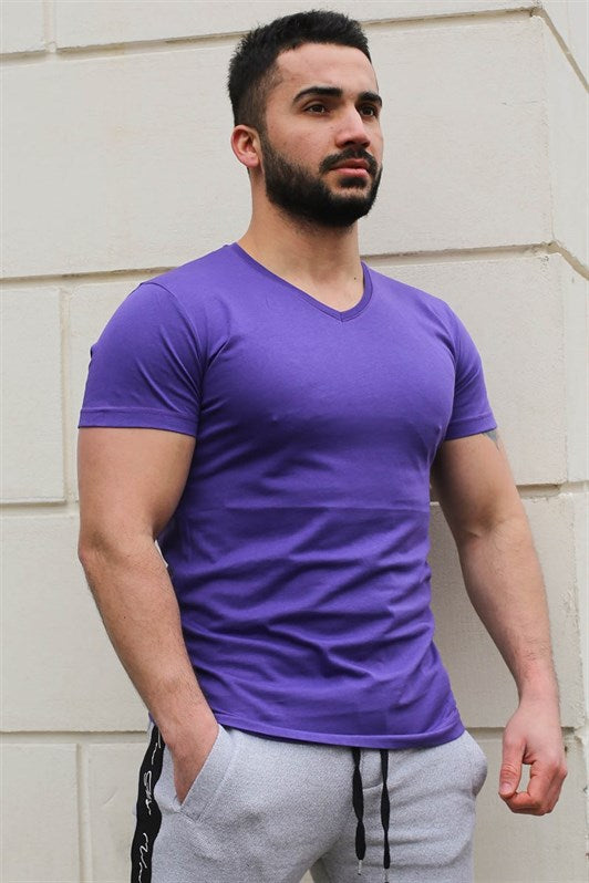 MDX Madmext Plain Basic Purple T-shirt 3005 - Boca Raton