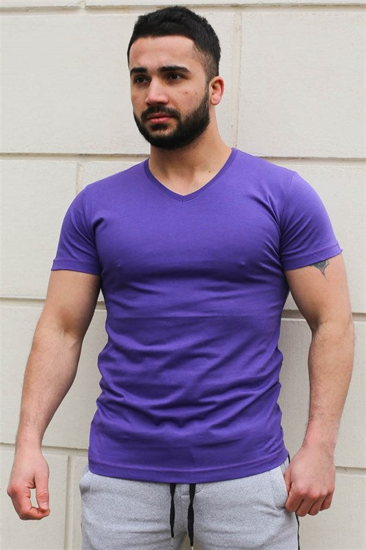 MDX Madmext Plain Basic Purple T-shirt 3005 - Boca Raton
