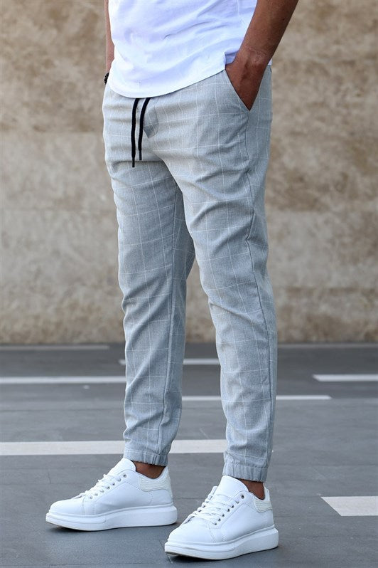 MDX Madmext Checkered Gray Jogger Mad4081 - Birmingham