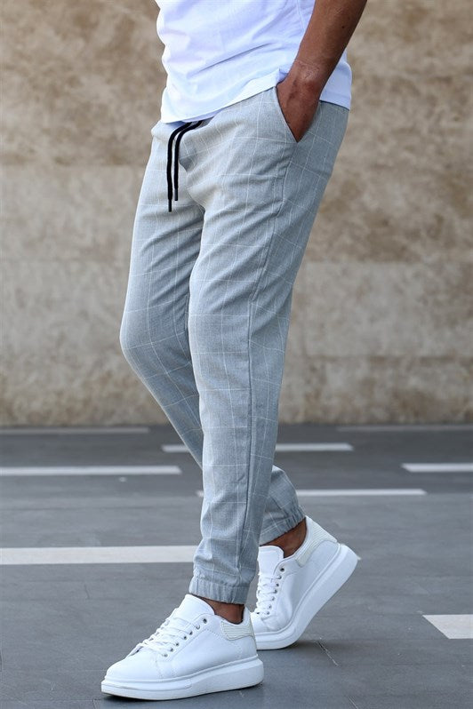 MDX Madmext Checkered Gray Jogger Mad4081 - Birmingham