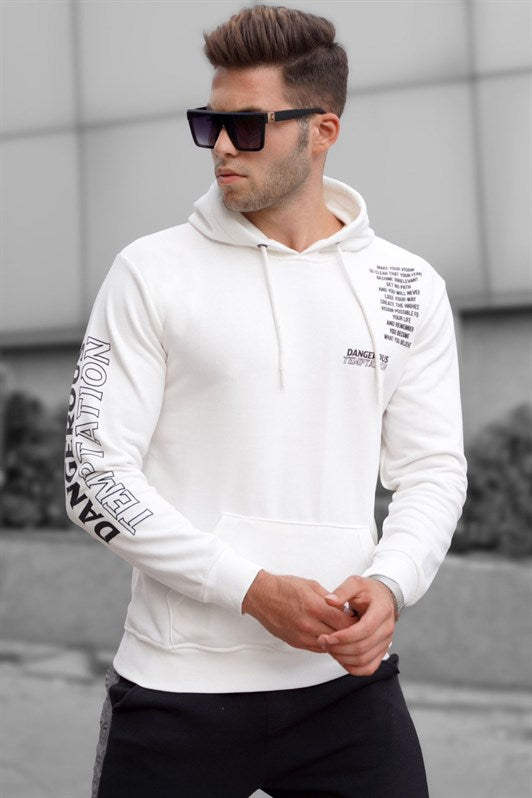 MDX Madmext Ecru Printed Men's Sweatshirt 5313 - Lafayette