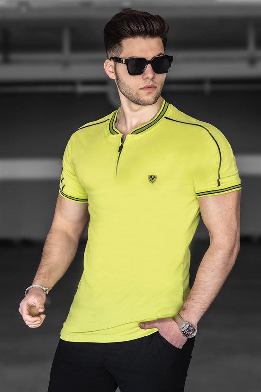 MDX Madmext Apple Green Polo Neck Men's T-Shirt 9281 - Mexicali