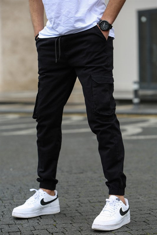 MDX Madmext Men's Black Cargo Pocket Pants 5447 - Canton – Clos
