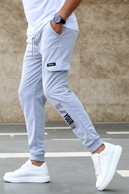 MDX Madmext Gray Printed Tracksuit 4079 - Victoriaville