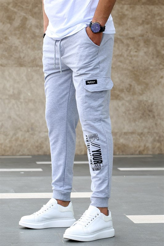 MDX Madmext Gray Printed Tracksuit 4079 - Victoriaville