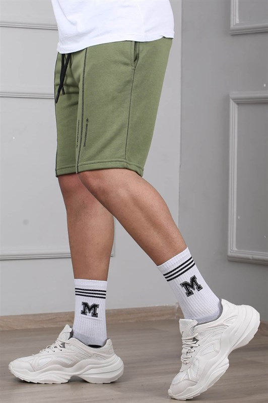 MDX Madmext Khaki Capri Shorts 4849 - Keizer