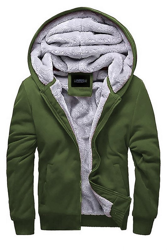 MDX Madmext Fur-Lined Khaki Cardigan 22377 - Smethwick