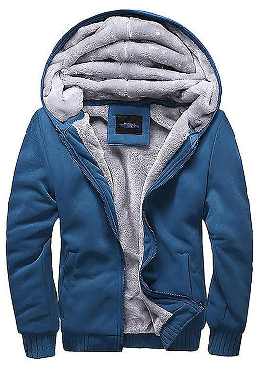 MDX Madmext Fur-Lined Indigo Cardigan 22377 - Stralsund