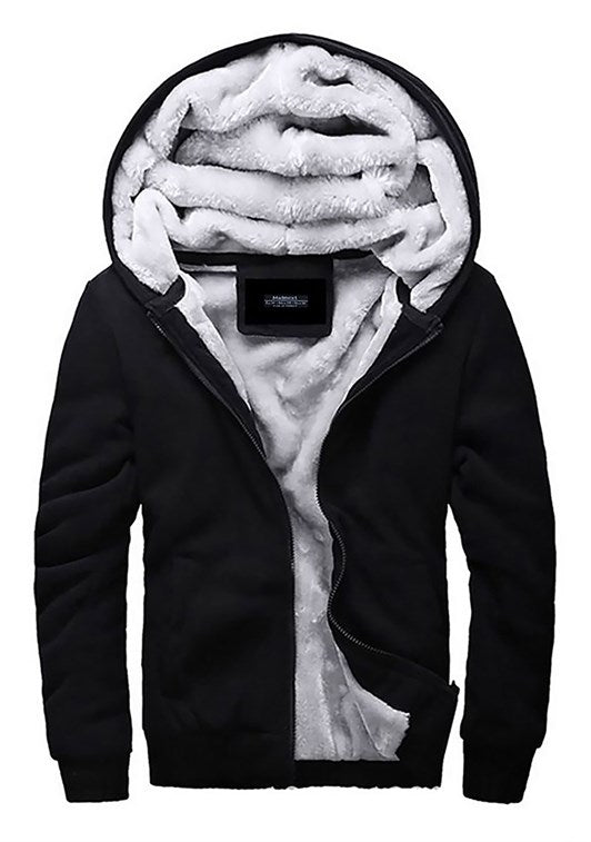 MDX Madmext Fur-Lined Black Cardigan 22377 - Châtelet