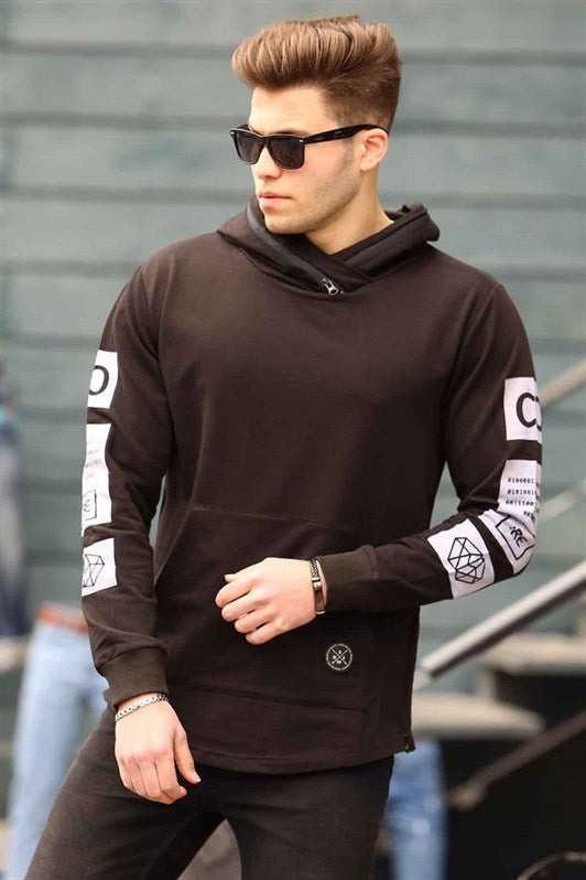 MDX Madmext Kanguru Pocket Black Sweatshirt 2228 - Alvarado