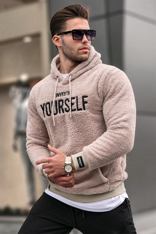 MDX Madmext Hooded Plush Sweatshirt Camel 4390 - Clifton Park