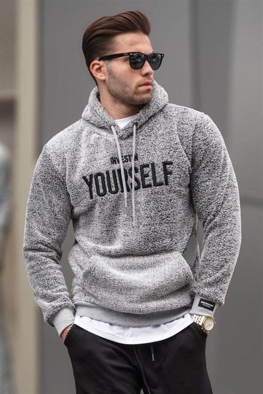 MDX Madmext Hooded Plush Sweatshirt Gray 4390 - Cedar City