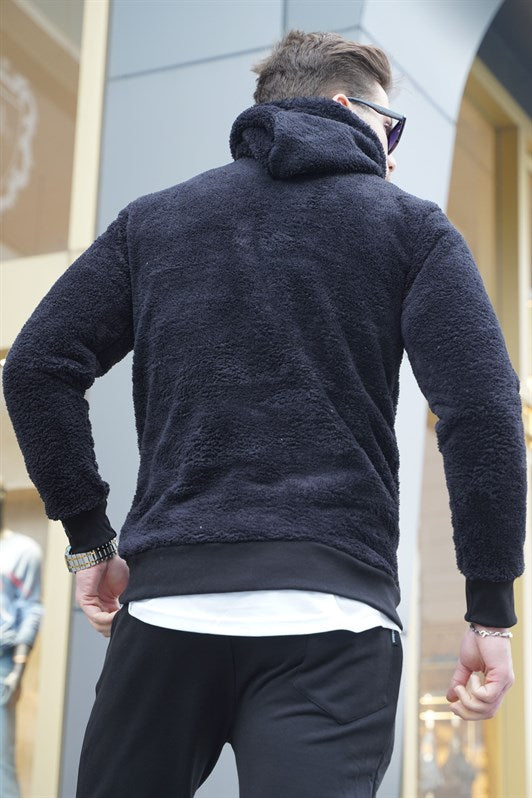 MDX Madmext Hooded Plush Sweatshirt Black 4390 - Santo Domingo Tehuantepec