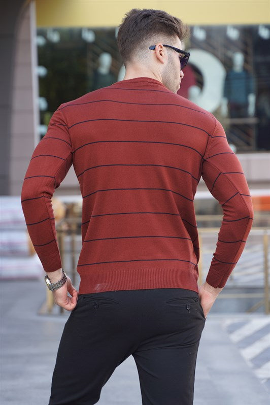 MDX Madmext Tile Striped Knit Sweater 5177 - Florence