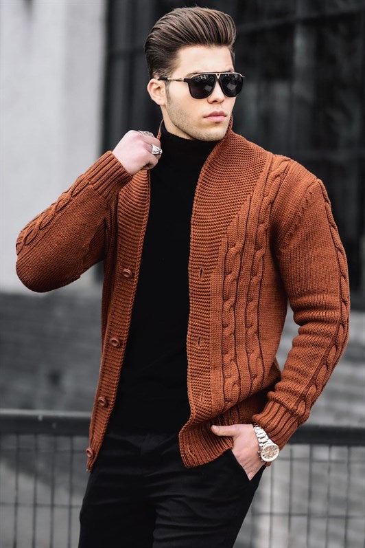 MDX Madmext Tile Knitted Cardigan 9053 - Schorndorf