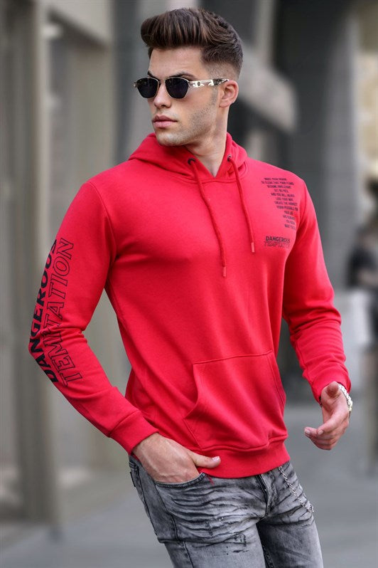 MDX Madmext Red Printed Men's Sweatshirt 5313 - Bârlad