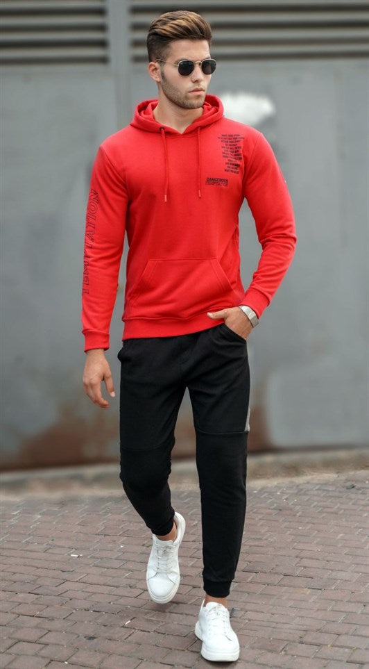 MDX Madmext Red Printed Men's Sweatshirt 5313 - Bârlad