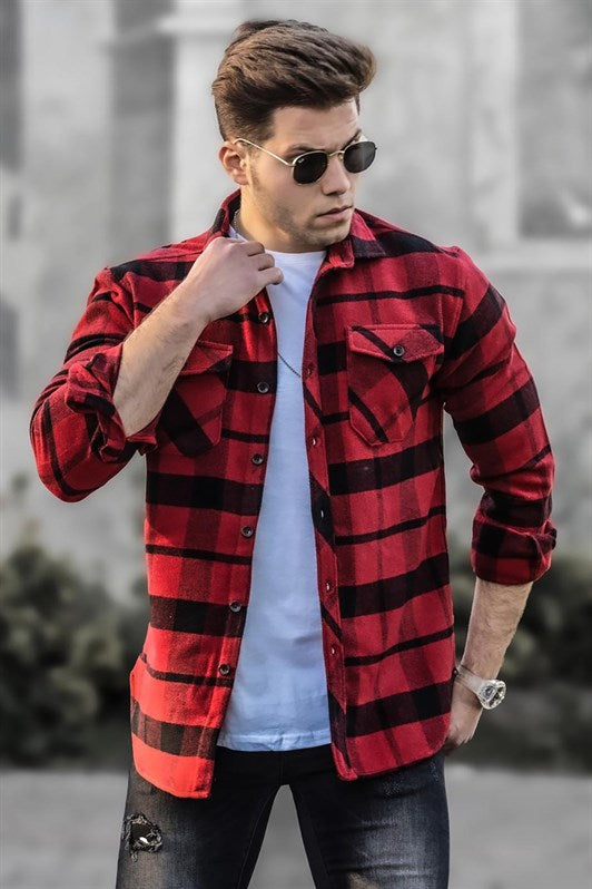 MDX Madmext Red Lumberjack Shirt 4950 - Dunstable