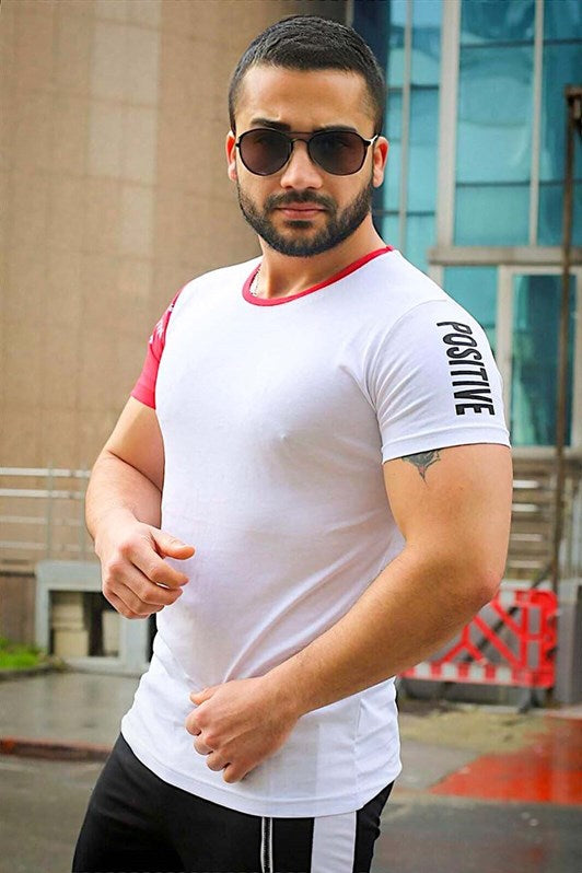 MDX Madmext Arm Printed White T-shirt 4021 - Richmond