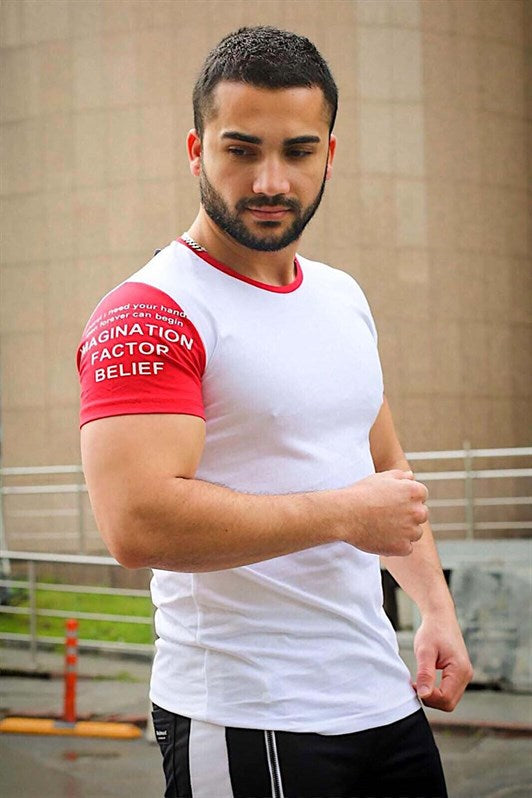 MDX Madmext Arm Printed White T-shirt 4021 - Richmond