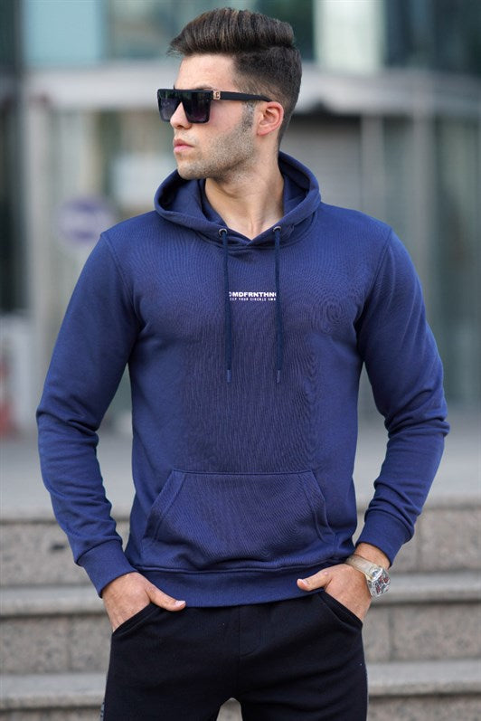 MDX Madmext Navy Printed Sweatshirt 5306 - Flower Mound