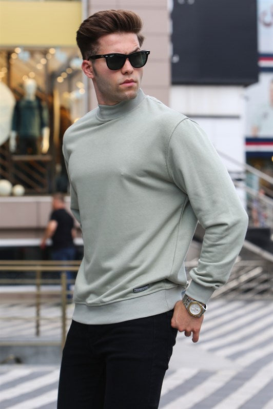 MDX Madmext Mint Green Fisherman Collar Sweatshirt 5301 - Troy